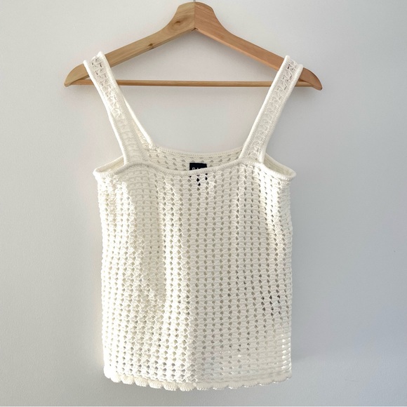 GAP - Crochet tank - Size XS - White - Picture 1 of 4
